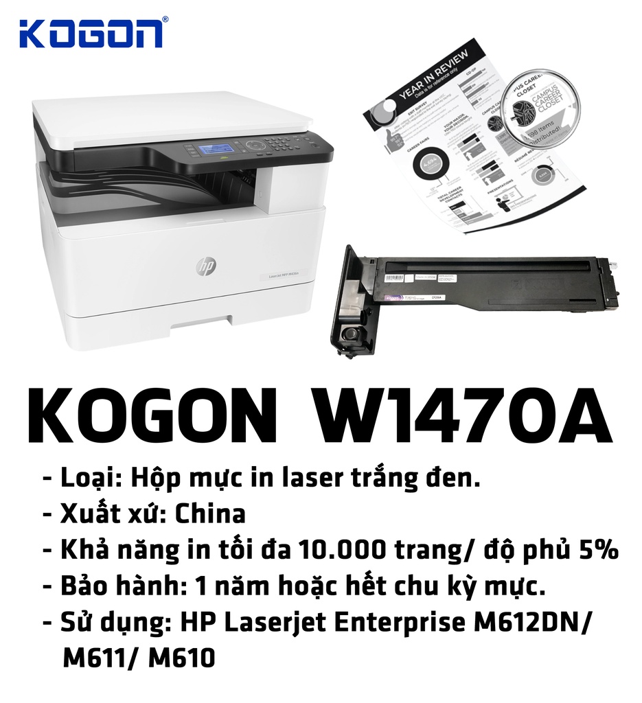 HỘP MỰC IN TONER KOGON CF256A