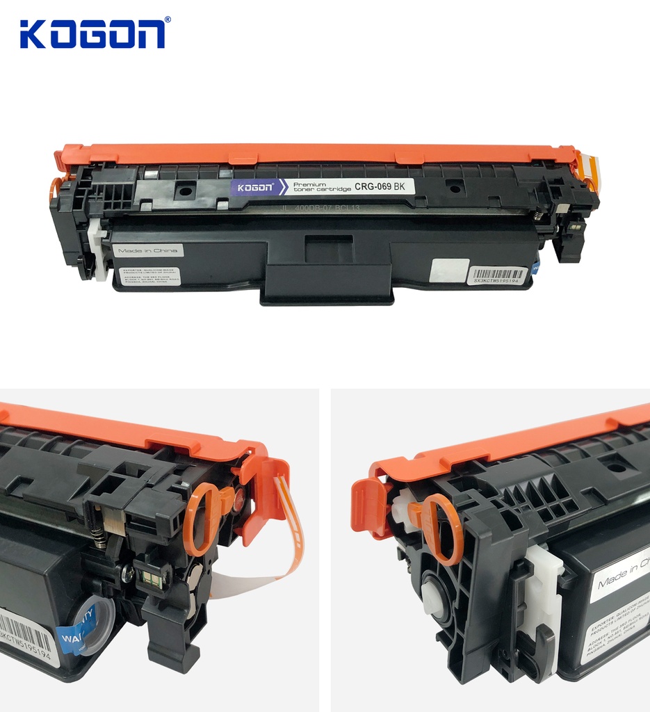 Hộp mực in laser KOGON CRG-069BK (2.1K, black, có chíp) - Dùng cho máy LBP 674cx/ 673cdw