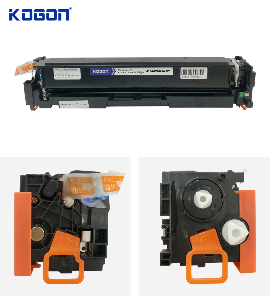 Hộp mực in laser KOGON W2041A (2.1K, cyan, có chíp) - Dùng cho máy Pro M454dn/ M479dw