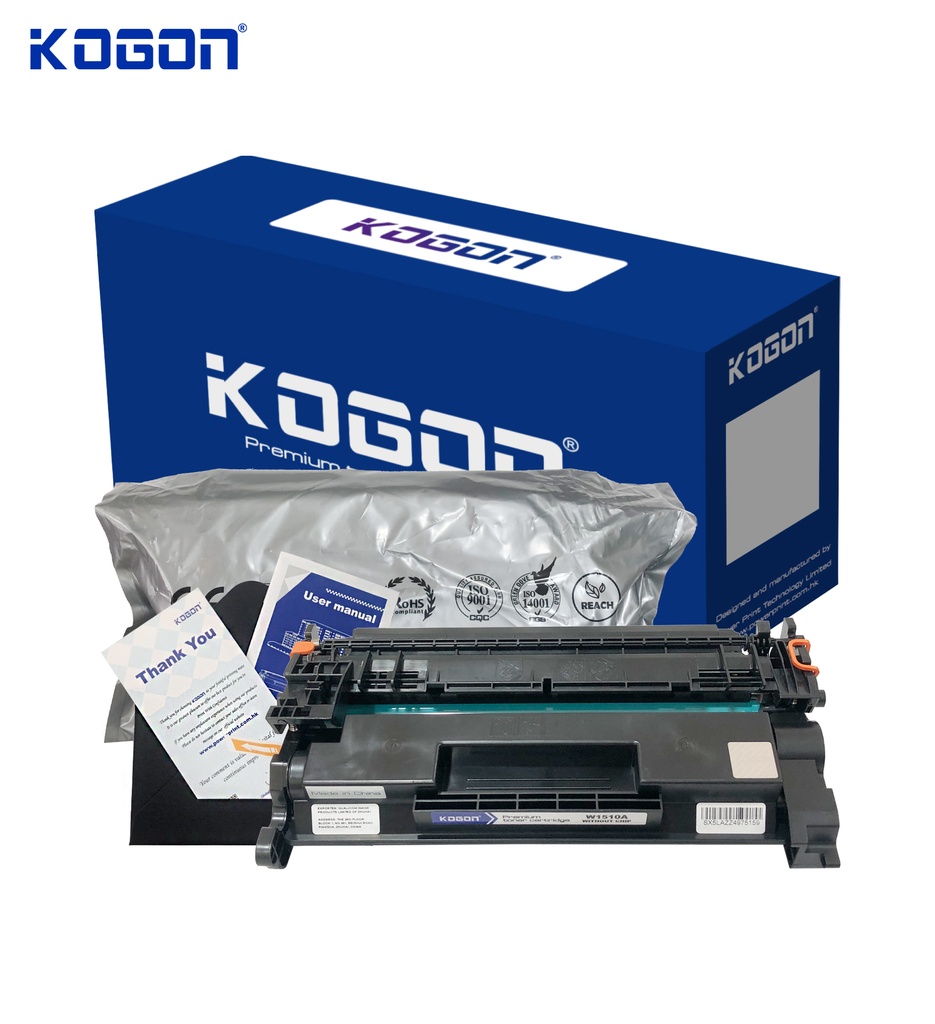HỘP MỰC IN LASER KOGON W1510A (KHÔNG CHIP)