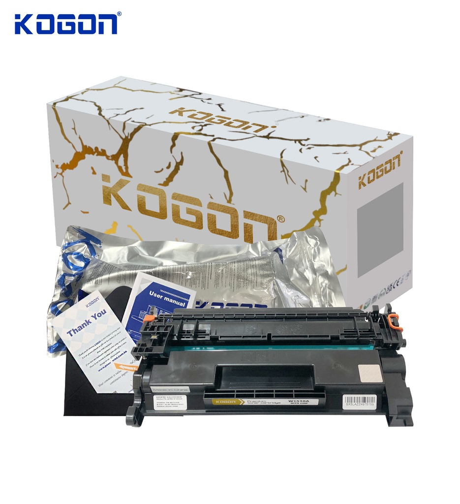 Hộp mực in laser KOGON PLATINUM W1510A (3.05K, black, có chip) - Dùng cho máy Pro 4003dn/ 4003dw