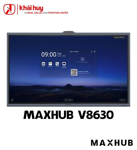 [MANTTAC156/22] MÀN HÌNH TƯƠNG TÁC DOANH NGHIỆP MAXHUB V8630