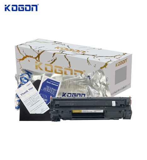 [HMUCLSR1561/392] Hộp mực in laser KOGON PLATINUM 278A/285A/435A/436A Universal (2.1K, black, có chíp) - Dùng cho máy  P1005/ 1106 * LBP 6230/ 6200d/ 6000dn